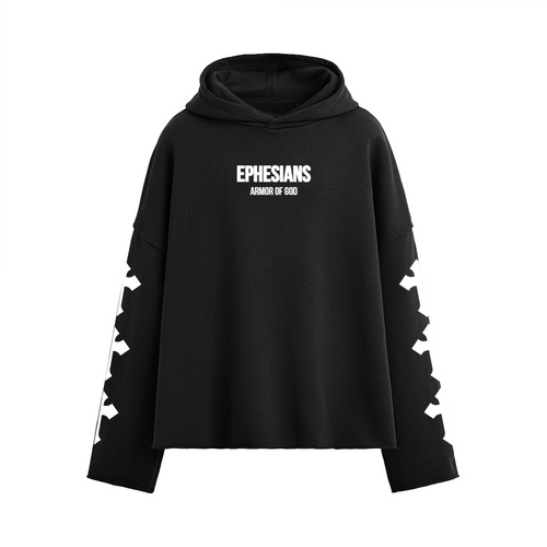 Designer Cross Boxy Hoodie