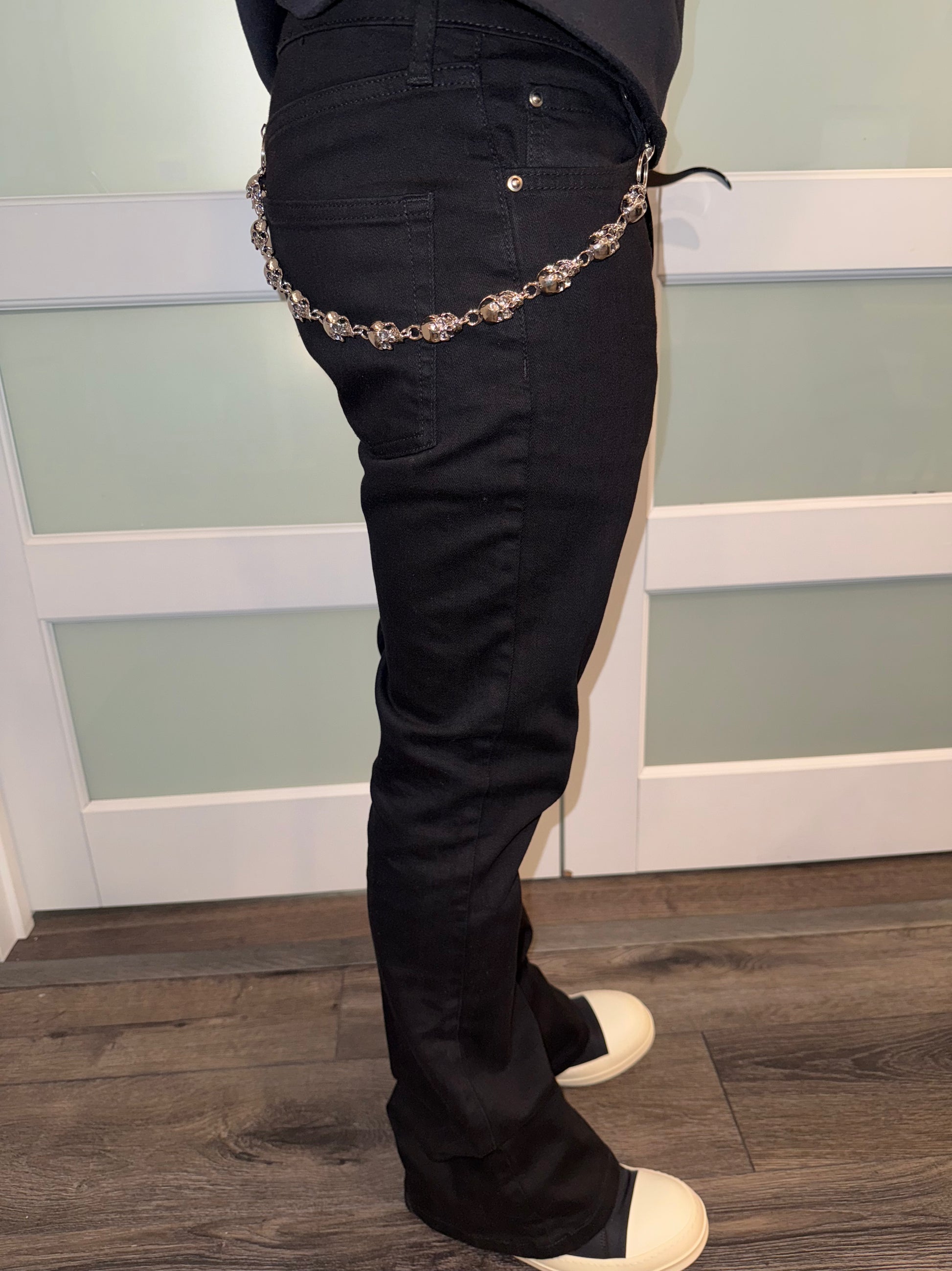 Skull Flare Jeans