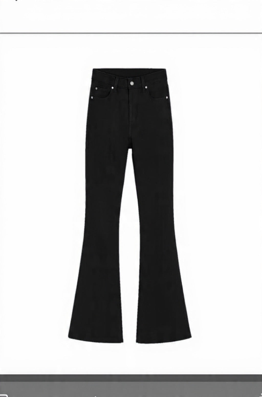 Denim Flare Jeans (Black)